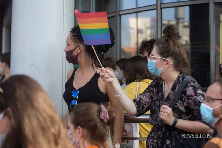 Protest LGBT: Gdańsk solidarny z Margot