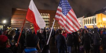 Wolne media - protest we Wrocławiu