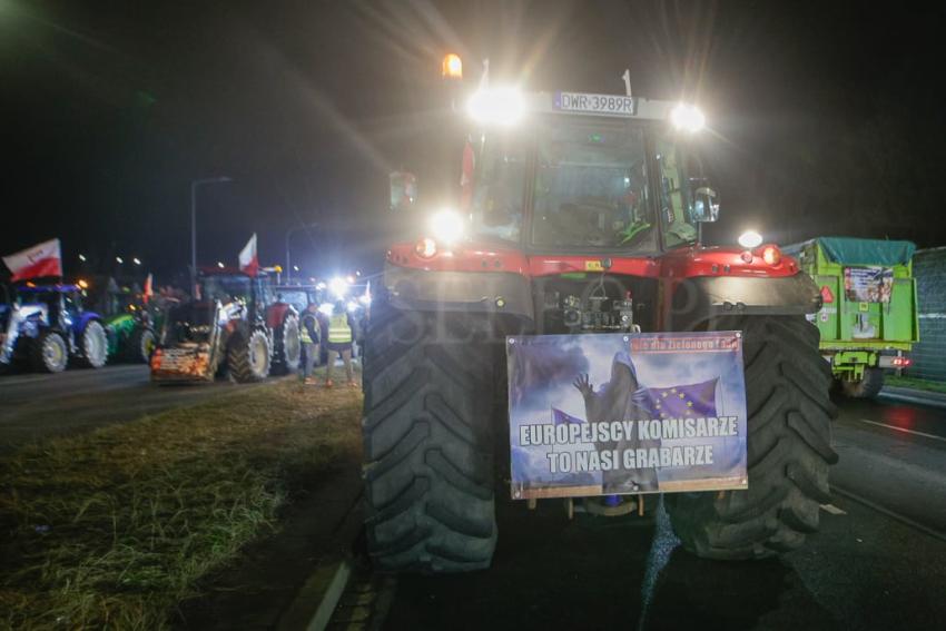 Ogólnopolski protest rolników na Dolnym Śląsku