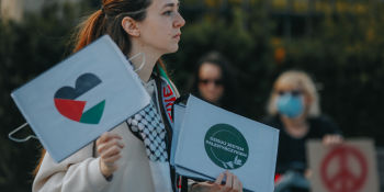 Wolna Palestyna - manifestacja we Wrocławiu