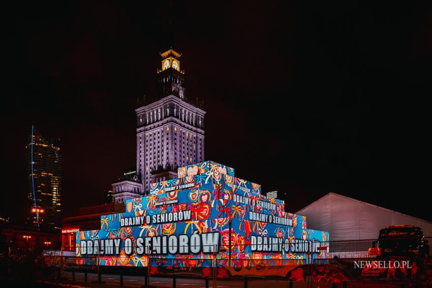 Budowa studia 29. Finału WOŚP w Warszawie