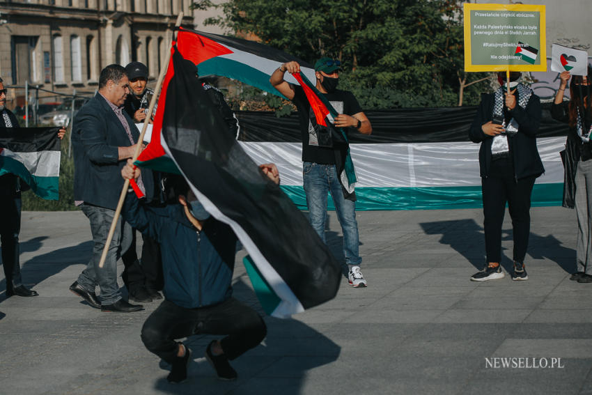 Wolna Palestyna - manifestacja we Wrocławiu