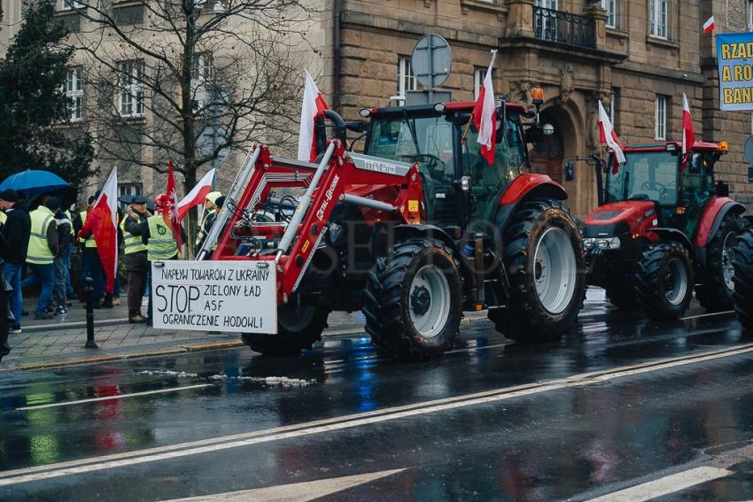 Protest Rolników w Poznaniu