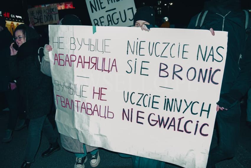 Na imię miała Liza - cichy protest w Warszawie