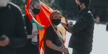 Wolna Palestyna - manifestacja we Wrocławiu