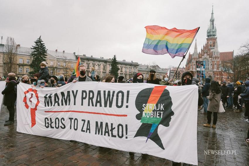 Strajk Kobiet: Mamy prawo! - manifestacja w Krakowie