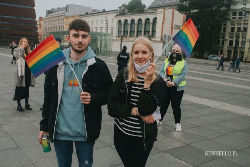 Protest przeciwko "Karcie Nienawiści" we Wrocławiu