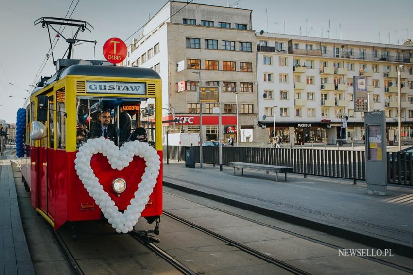 Walentynkowy tramwaj we Wrocławiu