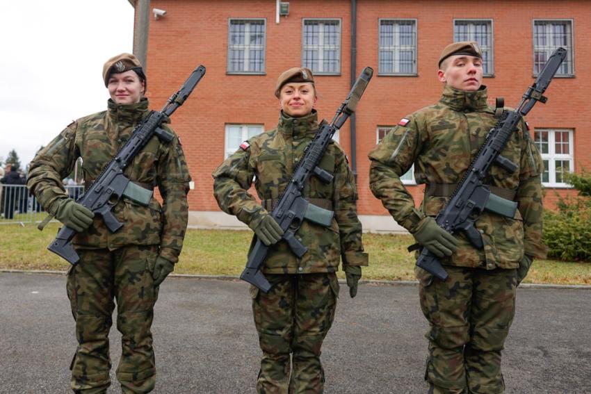 Uroczysta przysięga wojskowa WOT we Wrocławiu