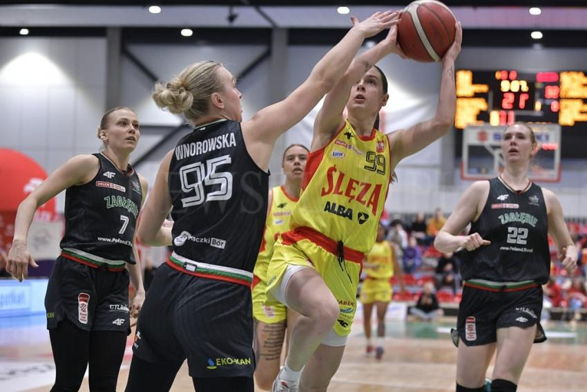 1KS Ślęza Wrocław - MB Zagłębie Sosnowiec 74:70