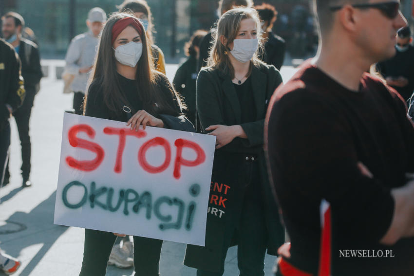 Wolna Palestyna - manifestacja we Wrocławiu