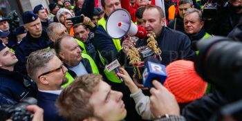 Protest rolników we Wrocławiu