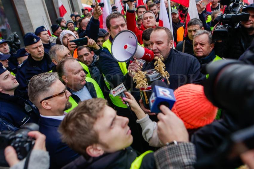 Protest rolników we Wrocławiu