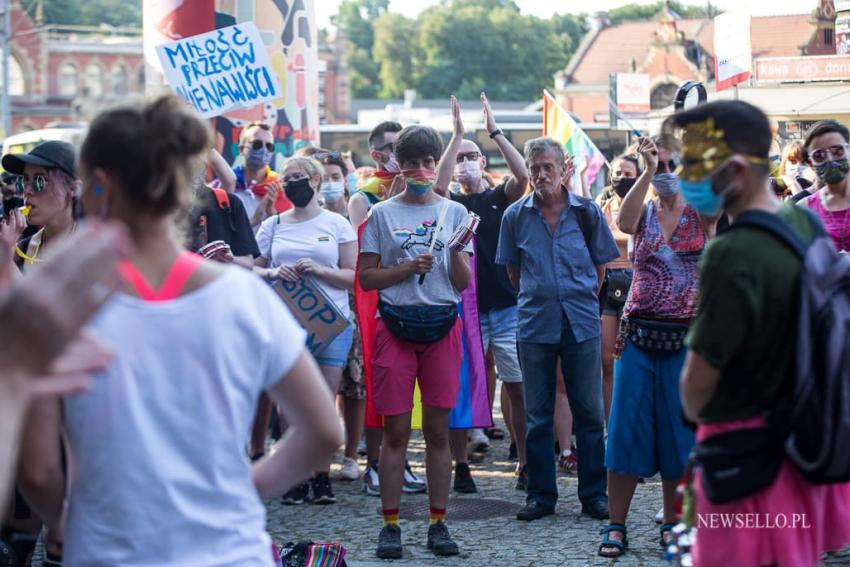 Protest LGBT: Gdańsk solidarny z Margot