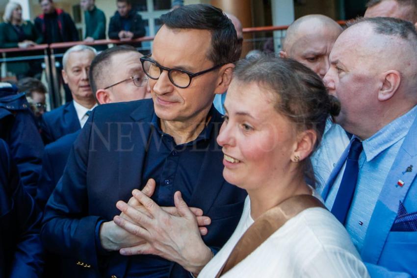 Wybory Samorządowe 2024: Mateusz Morawiecki w Legnicy