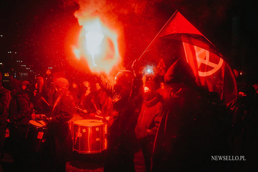 Strajk Kobiet 2021: NIE dla pseudo wyroku - manifestacja we Wrocławiu