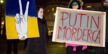 Stop Wojnie - protest w Łodzi
