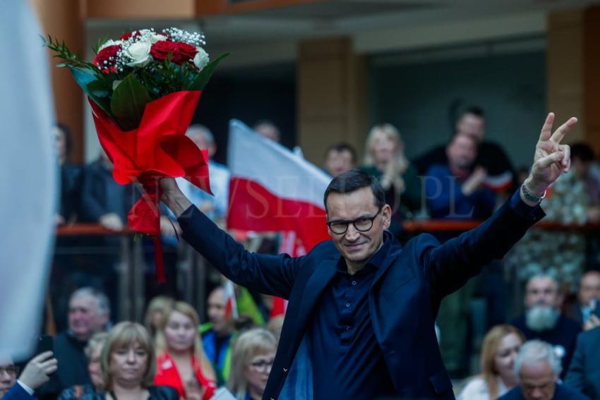 Wybory Samorządowe 2024: Mateusz Morawiecki w Legnicy