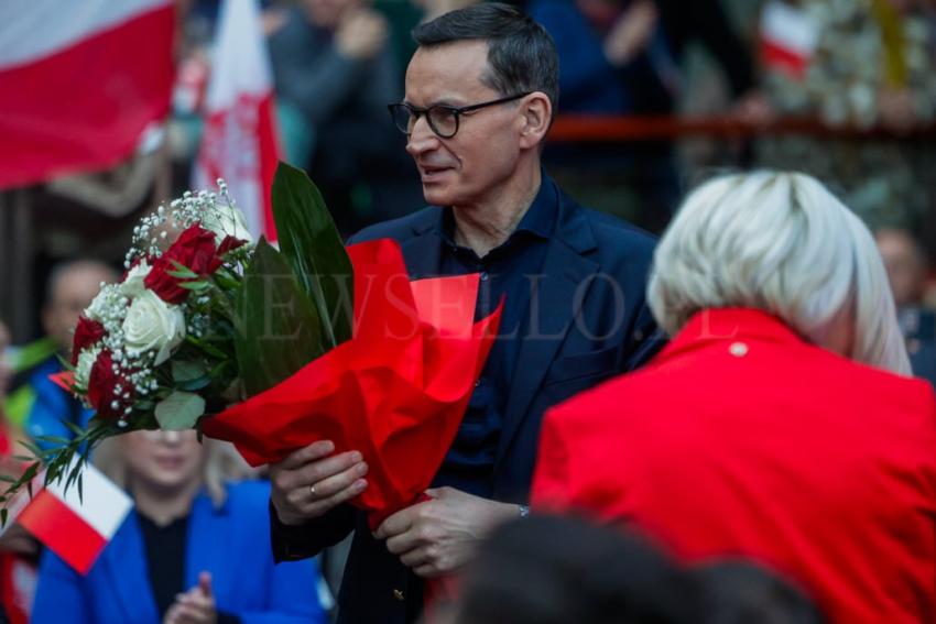 Wybory Samorządowe 2024: Mateusz Morawiecki w Legnicy