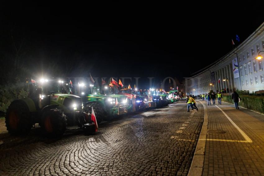 Protest rolników we Wrocławiu