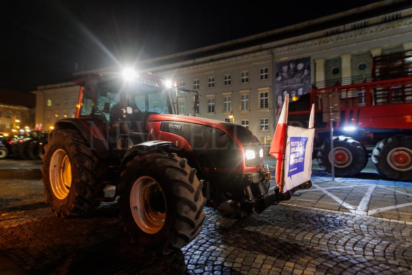 Protest rolników we Wrocławiu