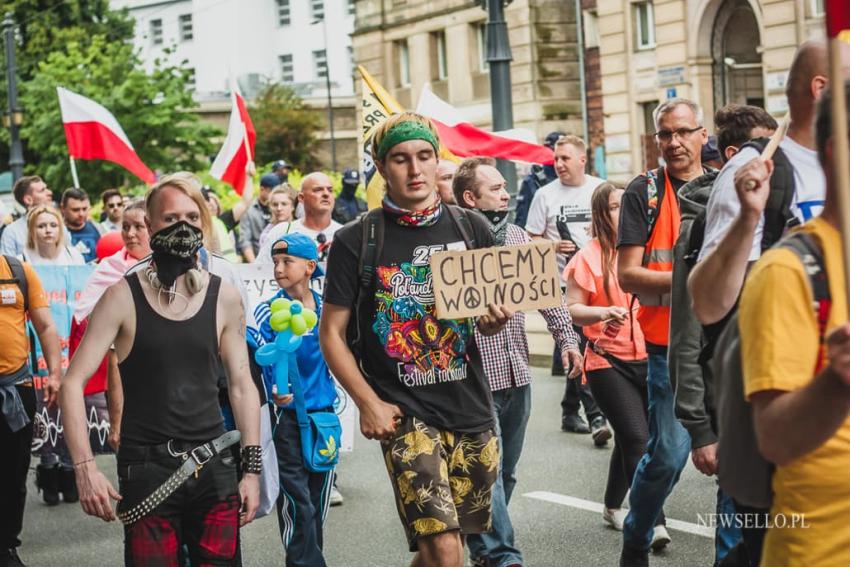 Strajk przedsiębiorców w Warszawie