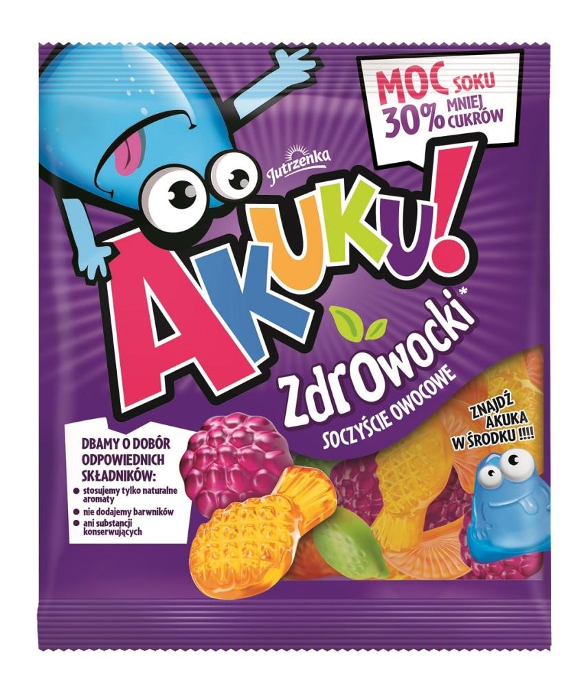 Akuku! ZdrOwocki – poznaj nowe smaki owocowych żelków! [fot. Kolterman Media Communications / Colian Sp. z o.o.]