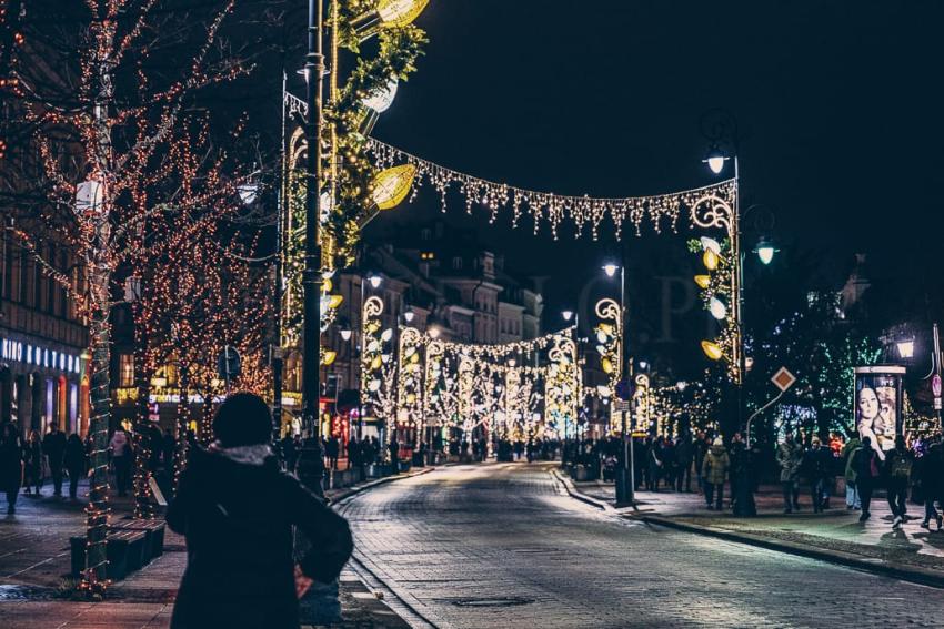 Iluminacje Świąteczne w Warszawie,