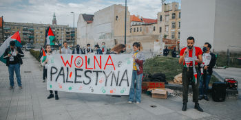 Wolna Palestyna - manifestacja we Wrocławiu