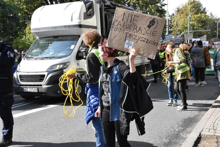 Młodzieżowy Strajk Klimatyczny w Warszawie