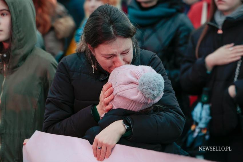 Rocznica inwazji Rosji na Ukrainie - Wrocław upamiętnia