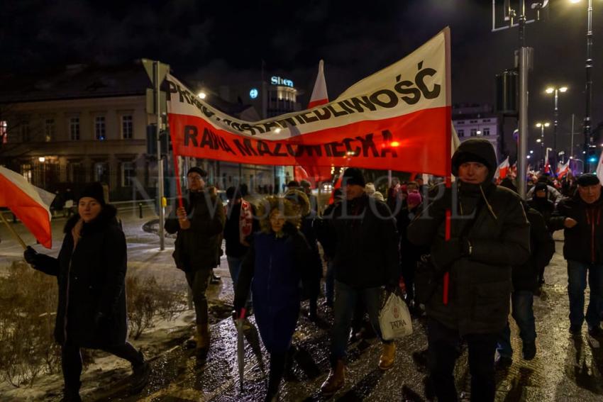 Marsz Wolnych Polaków w Warszawie