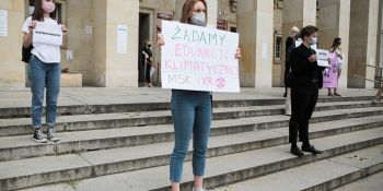 Protest Extinction Rebellion we Wrocławiu