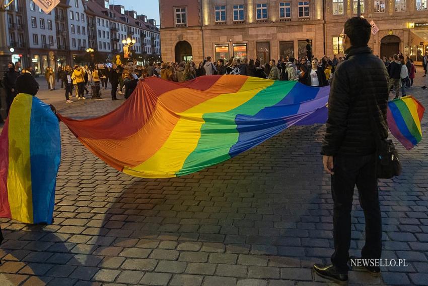 Jesteśmy u siebie - manifestacja LGBT we Wrocławiu