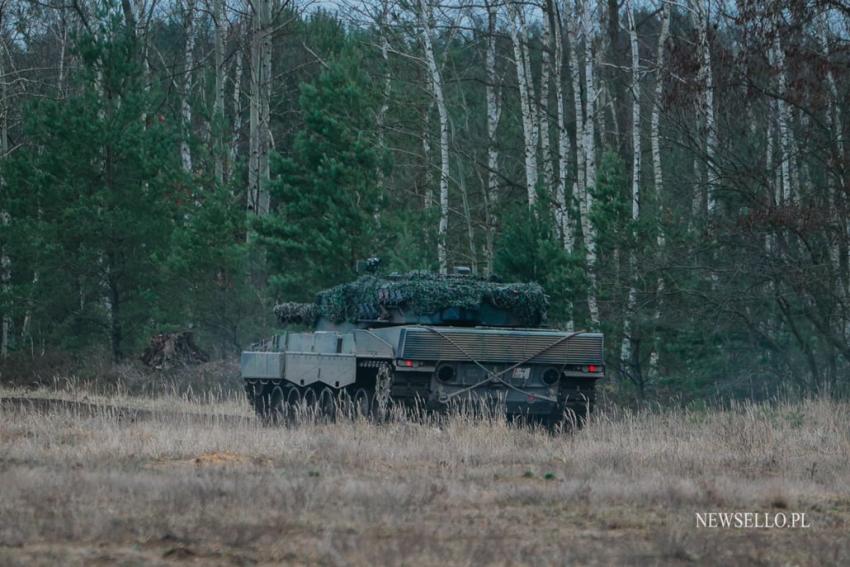 Prezydent RP na szkoleniu ukraińskich załóg czołgów Leopard