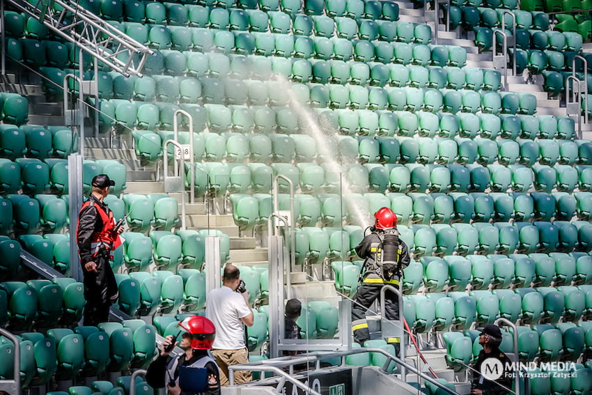 Cwiczenia na stadionie