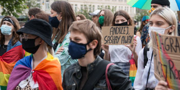 Protest przeciwko "Karcie Nienawiści" w Poznaniu