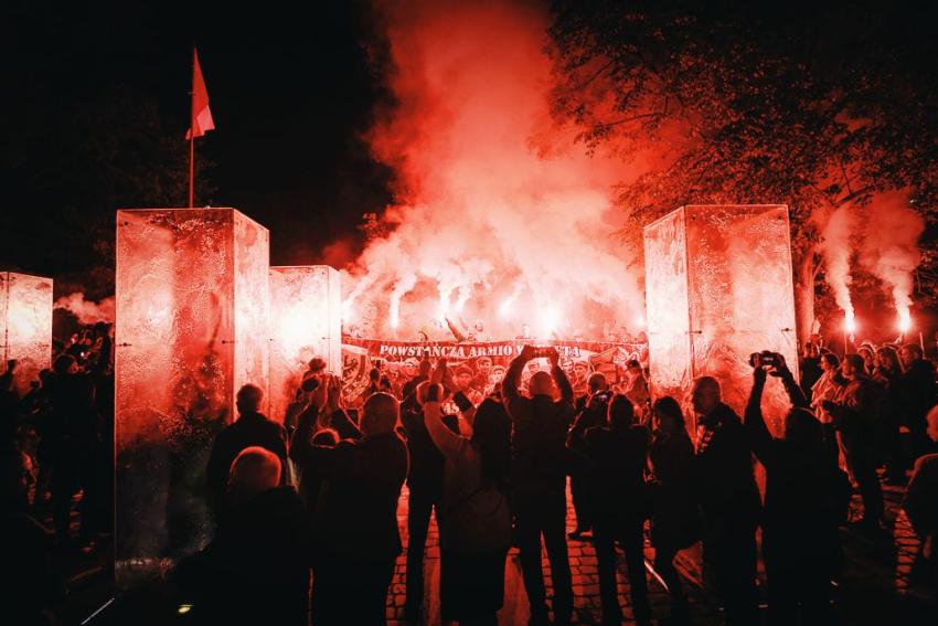 Odsłonięcie pomnika Żołnierzy Wyklętych we Wrocławiu