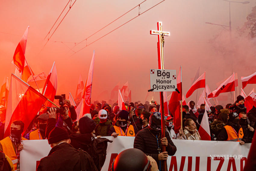 Marsz Niepodległości w Warszawie