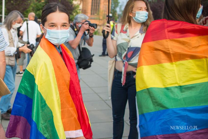 Wszystkich nas nie zamkniecie - manifestacja w Szczecinie