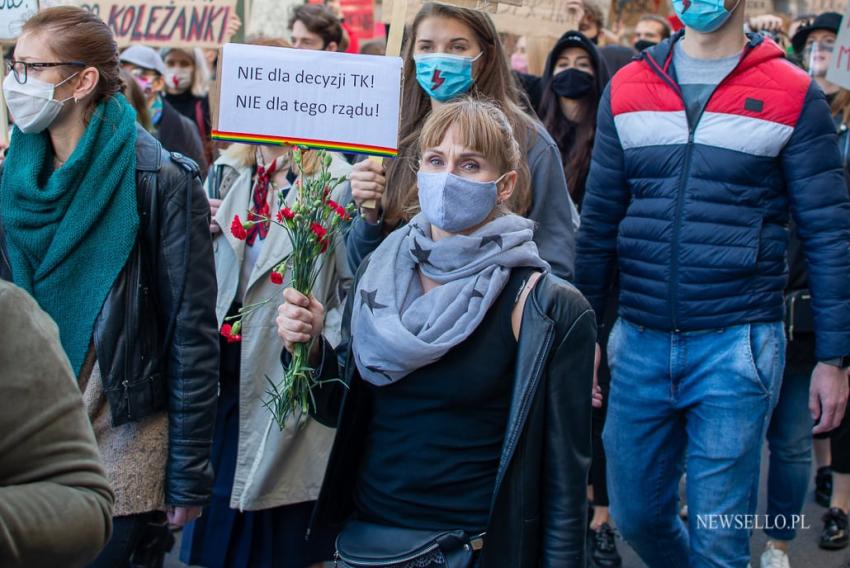 Strajk Kobiet: To jest Wojna - strajk studentów w Łodzi