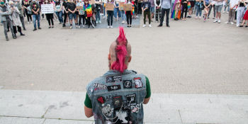 Protest przeciwko "Karcie Nienawiści" w Poznaniu