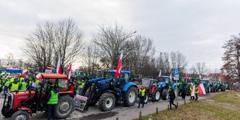 Protest rolników we Wrocławiu