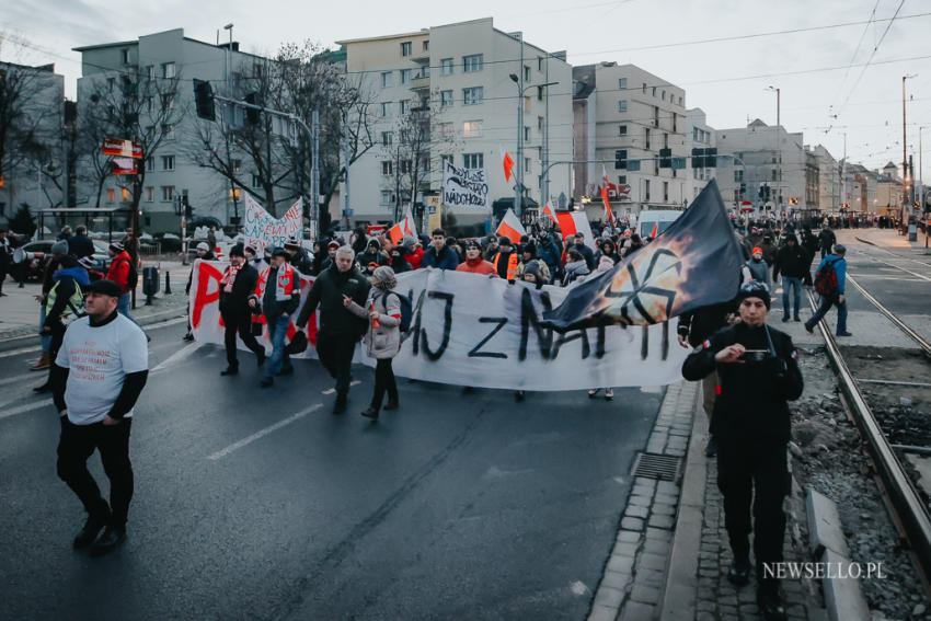 Antyszczepionkowcy - protest we Wrocławiu