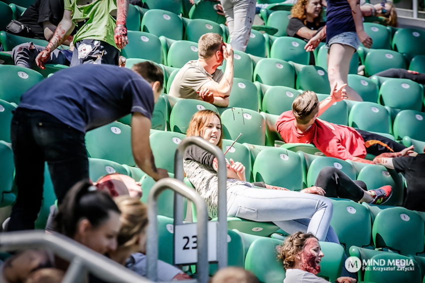 Cwiczenia na stadionie