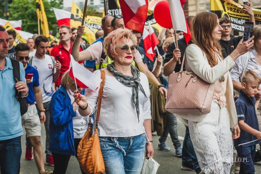 Strajk przedsiębiorców w Warszawie