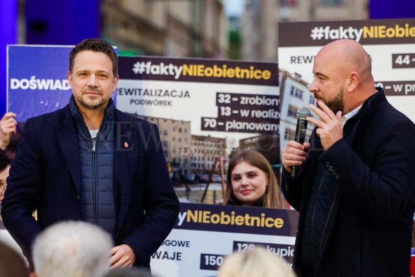 Rafał Trzaskowski poparł Jacka Sutryka we Wrocławiu