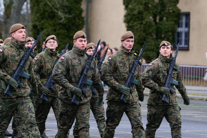 Uroczysta przysięga wojskowa WOT we Wrocławiu
