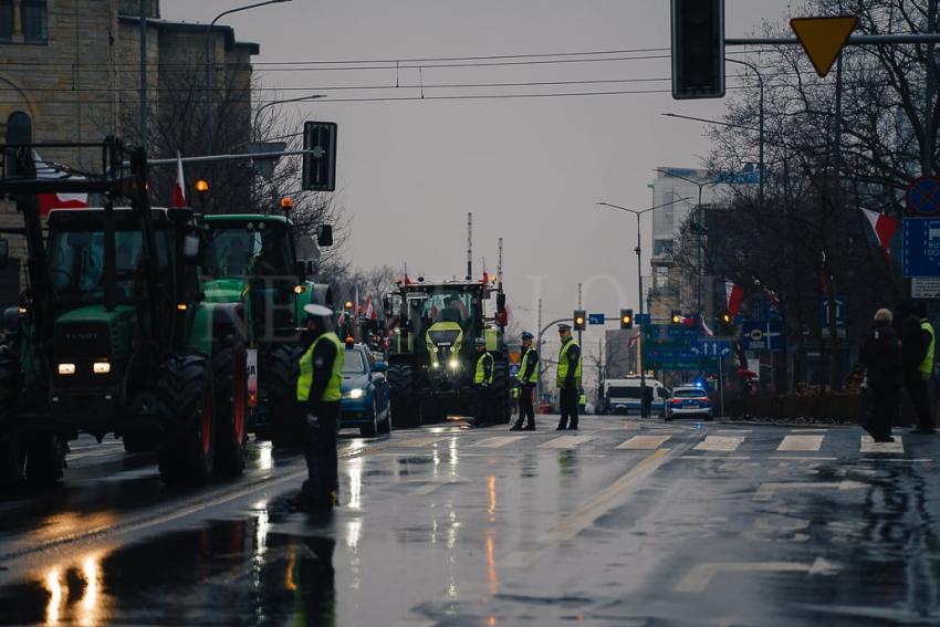 Protest Rolników w Poznaniu