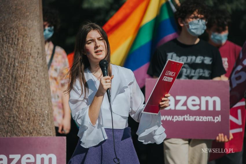 Stop przemocy wobec osób LGBTQIA+ - manifestacja we Wrocławiu